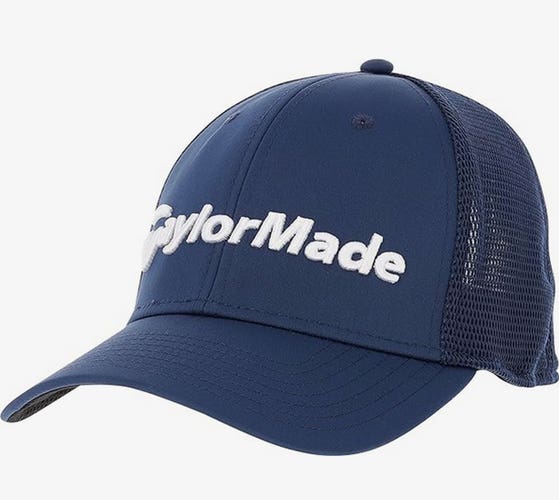 NEW TaylorMade Performance Cage Navy/White Fitted L/XL Hat/Cap