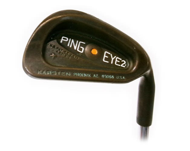 Ping Eye 2 + BeCu Single 8 Iron Orange Dot Steel Ping Microtaper Stiff Flex