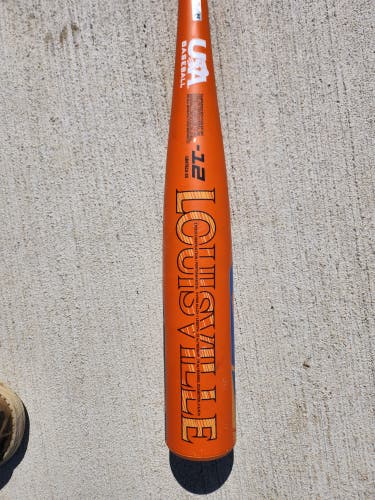 Used USABat Certified 2024 Louisville Slugger Alloy Atlas Bat (-12) 19 oz 31"