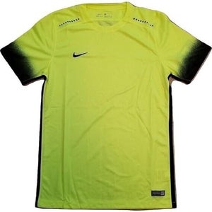 Nike Mens Laser Printed III 725896 Size M Volt Yellow Soccer Jersey New