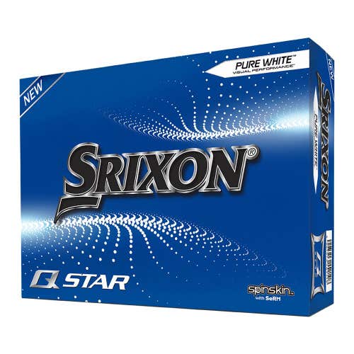 Srixon Q-Star Golf Balls (White, 2-Piece Ball, 2021, 12pk) NEW