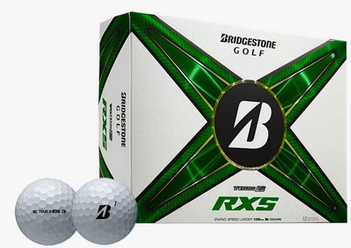 Bridgestone Tour B-RXS Golf Balls (White, 12pk) 1 Dozen  2024 NEW