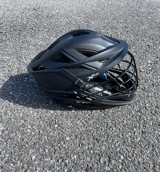 Cascade XRS Lacrosse Helmet - Matte Black All Black (Retail: $360)