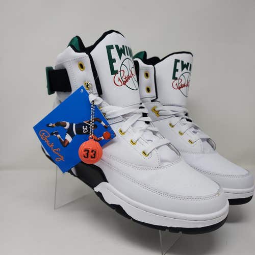 Patrick Ewing Basketball Shoes Mens 13 White Athletics Jamaica Logo Spell Out