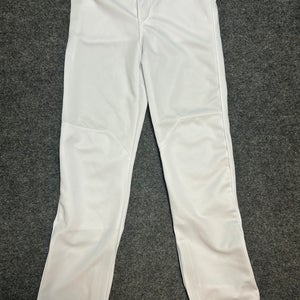 White New Medium Russell Athletic Game Pants