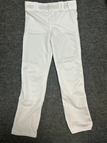 White New Medium Russell Athletic Game Pants