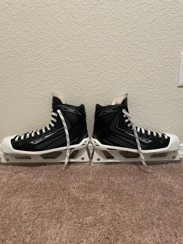 Used CCM Regular Width 9.5 RibCor 40K Hockey Goalie Skates