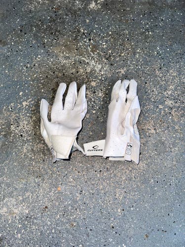 White Adult Medium Cutters Gloves