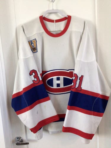 Canadiens Goalie cut JERSEY! Rare