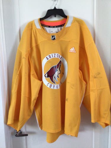 Coyotes Gold Used Men's Goalie Adidas Jersey