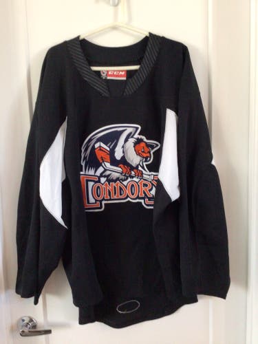 Goalie Cut Authentic Black Used Men's Adidas Jersey