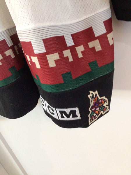 Frank Ocean Thunderbird Hockey Jersey Coyotes Replica White Used