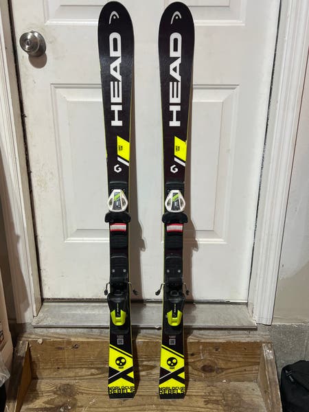 HEAD WORLD CUP REBELS SL ジュニア156　白　黄 2022 Head Worldcup Rebels I.SL RD Team | Junior Slalom Skis