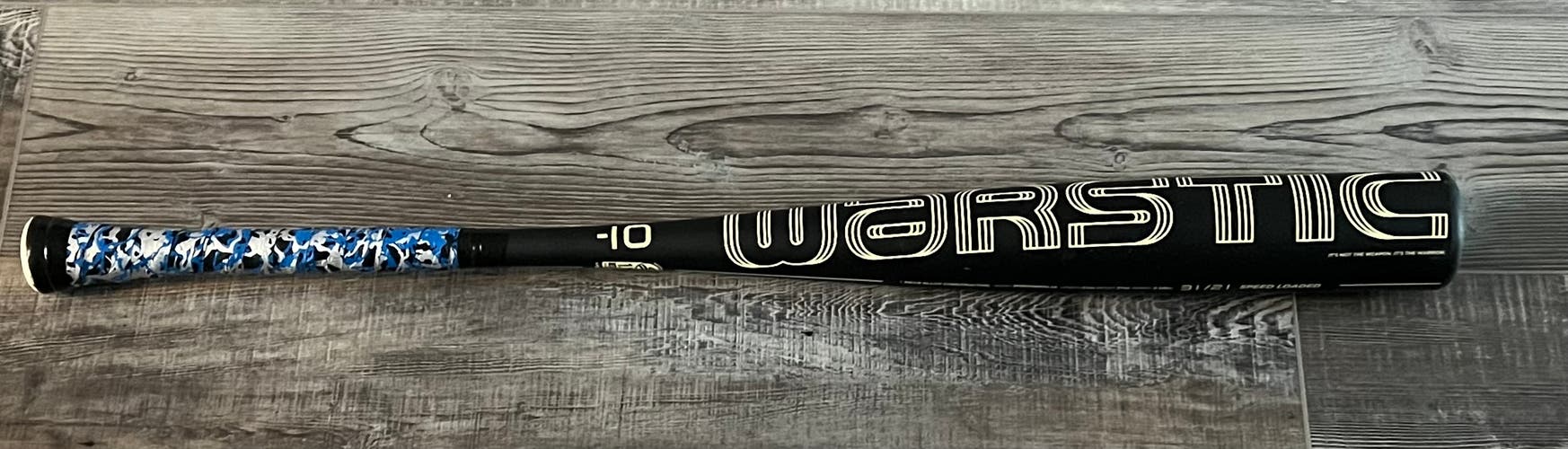 Used USSSA Certified Warstic Bonesaber Bat (-10) 21 oz 31"