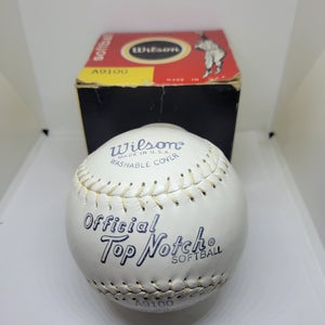 Vintage Wilson A9100 Official Top Notch Softball