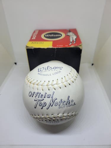 Vintage Wilson A9100 Official Top Notch Softball