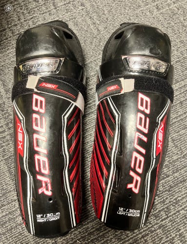 Used Bauer NSX 12" Shin Pads
