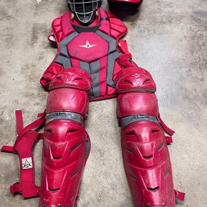All Star Used Catcher's Set
