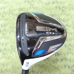 LH * Taylormade SIM MAX D 16* 3 Wood Helium REGULAR