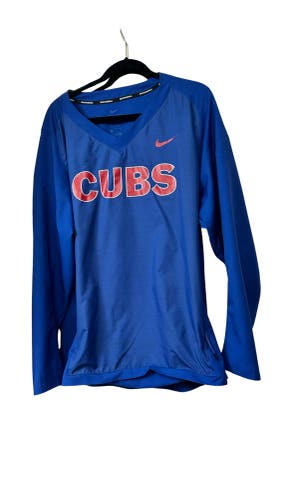 Blue Cubs Used Men's Nike Dri-Fit Shirt