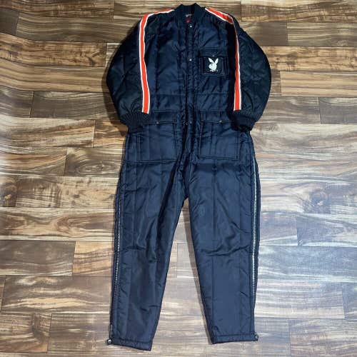 Vintage Playboy Snow Coveralls Insulated Full Body Suit RARE Women’s Size 36x25?