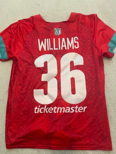 PLL WHIPSNAKES *ZED WILLIMAS* Game Used Jersey