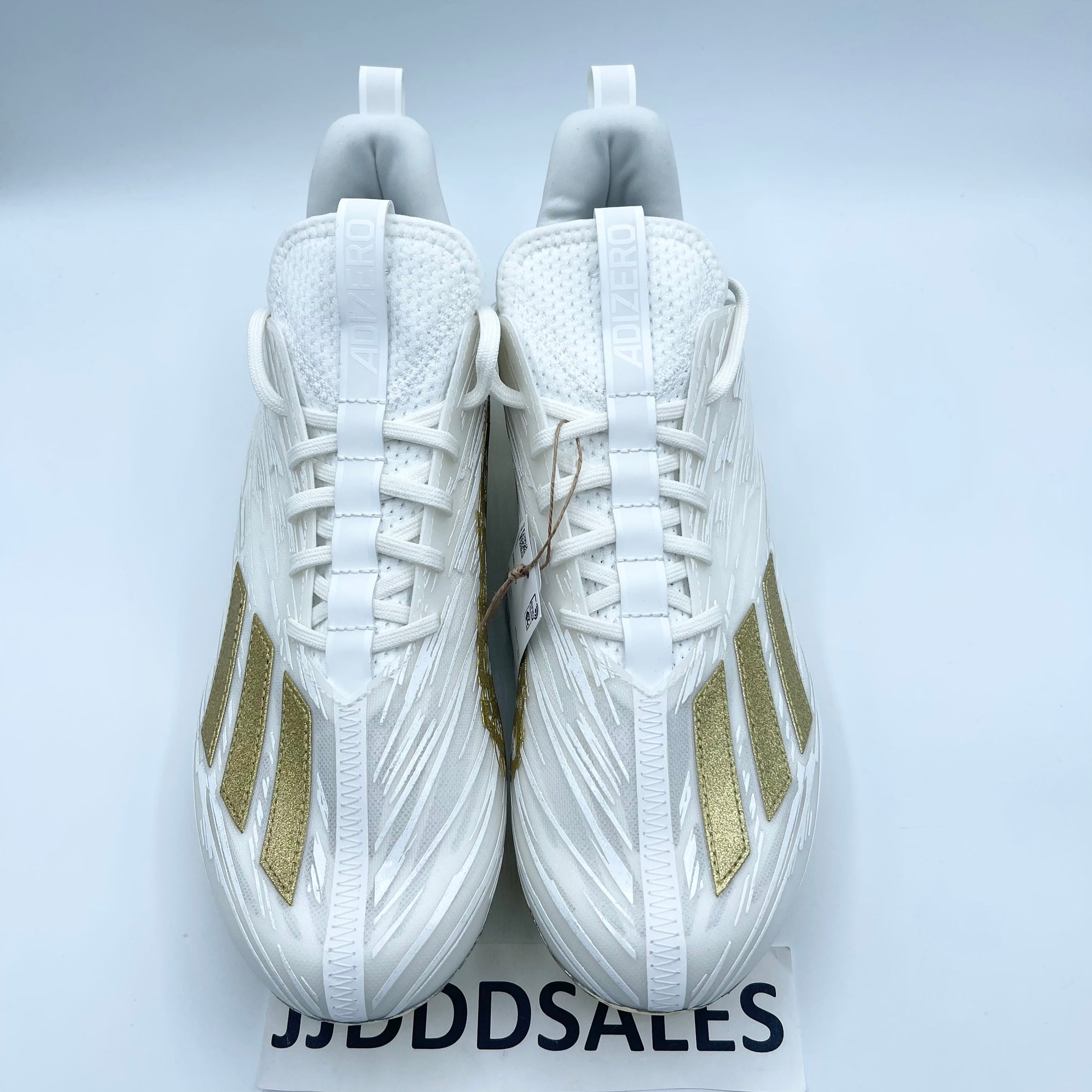 Adidas Adizero Football Cleats White Gold Metallic GX5122  display picture 2