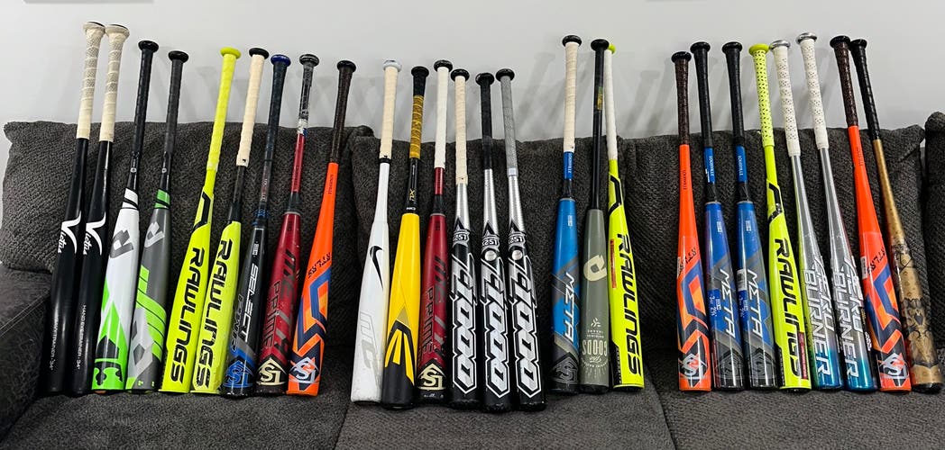 Lot of Baseball Bats