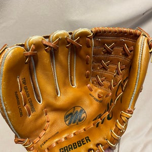 Used McGraw grabber Left Hand Throw Baseball Glove
