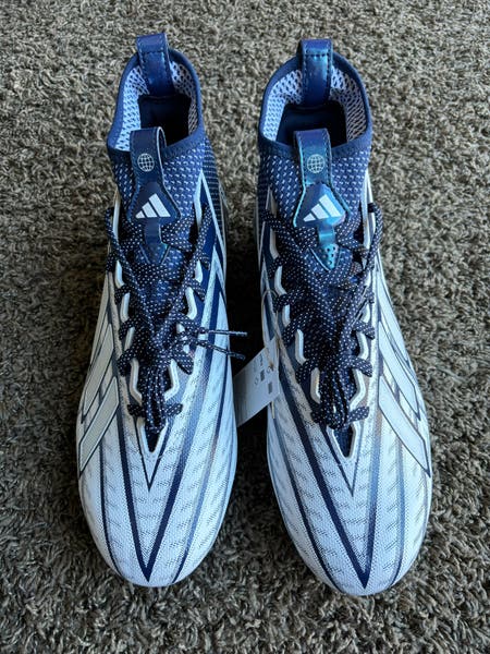 Adidas Freak 24 INLINE White/Navy Blue Football Cleats Size 12.5