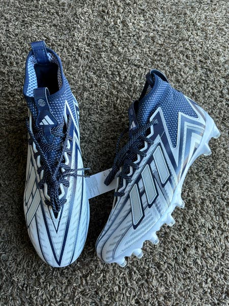 Adidas Freak 24 INLINE White/Navy Blue Football Cleats Size 12.5