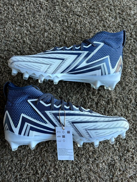 Adidas Freak 24 INLINE White/Navy Blue Football Cleats Size  display picture 1