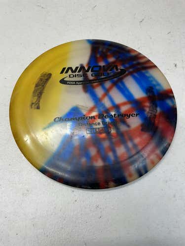 Used Innova Champ Tye Dye Destroyer Disc Golf Drivers
