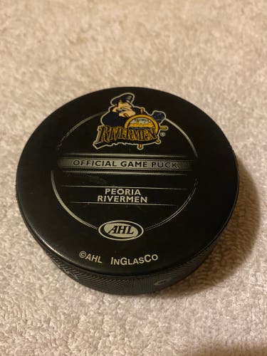 Peoria Rivermen AHL Official Hockey Game Puck