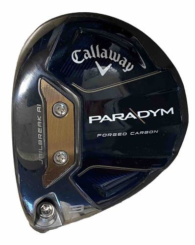 Callaway Paradym Forged Carbon 3 Wood 15* Left-Handed Head Only W/Screw MINT