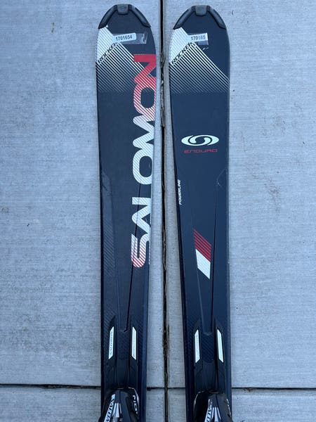 Used Salomon Enduro RX 800 Ski, 168 cm With Salomon Z12 Bindings