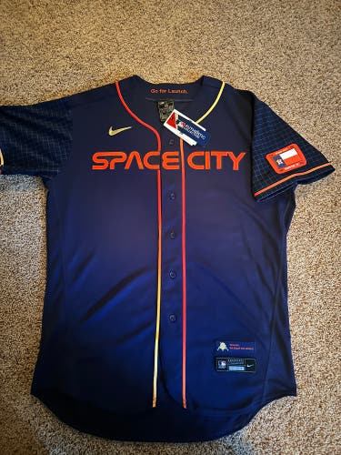 Houston Astros Yordan Alvarez Space City Connect Authentic Jersey