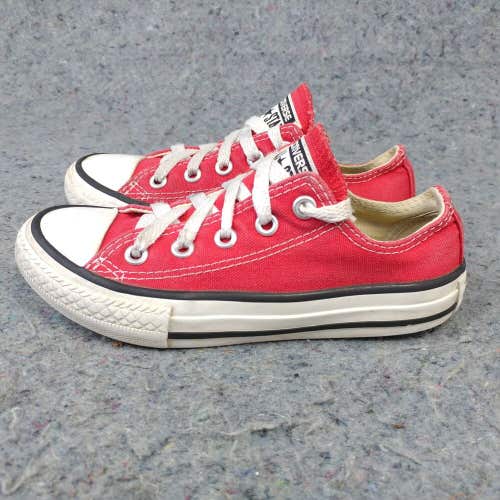 Converse Chuck Taylor All Star Kids Preschool Shoes 11.5 Sneakers Red Canvas