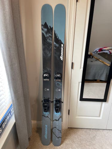 Used Unisex 2023 Nordica 179 cm Alpine Touring Enforcer 104 Skis With Bindings Max Din 14