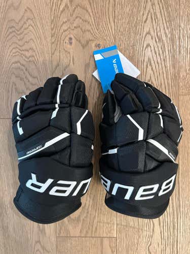 Brand New Bauer Supreme Mach Gloves 13" - Intermediate, Black