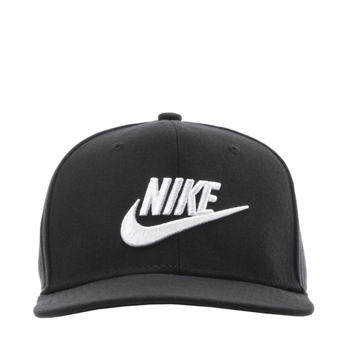 Nike Sportswear Pro Futura Wool Dri-Fit Swoosh Black Snapback Cap Hat S/M