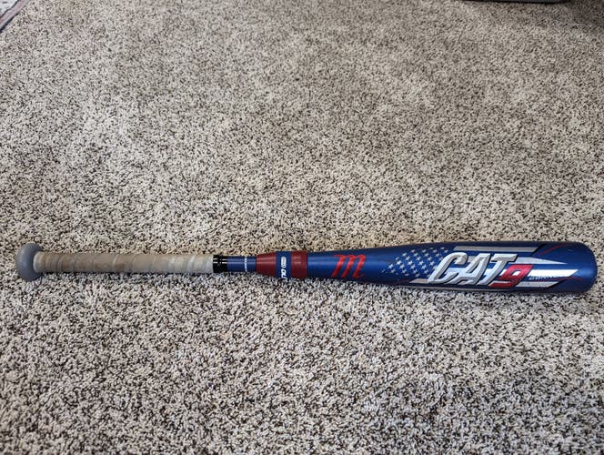 Used USSSA Certified Marucci Alloy CAT9 Connect Bat (-10) 18 oz 28"