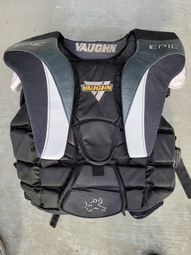 Used Large Vaughn Epic 8000 Goalie Chest Protector