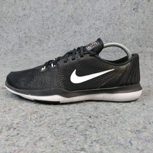 Nike Flex Supreme TR 5 Womens 9.5 Running Shoes Black Trainers 852467-001