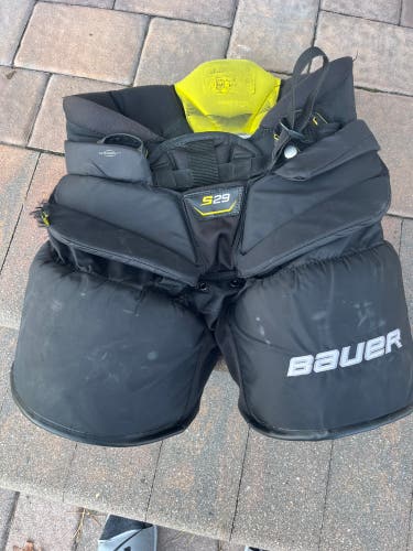 Used Large Bauer S29 Hockey Goalie Pants
