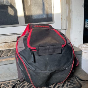 Demarini baseball bag black and red