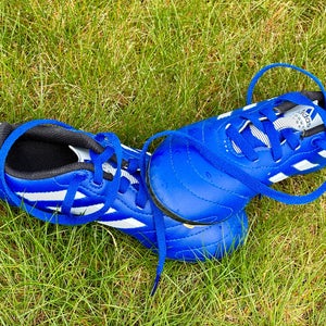 Adidas Goletto VIII FG Little Boys Size 12K Shoes Blue Soccer Futbol Cleats