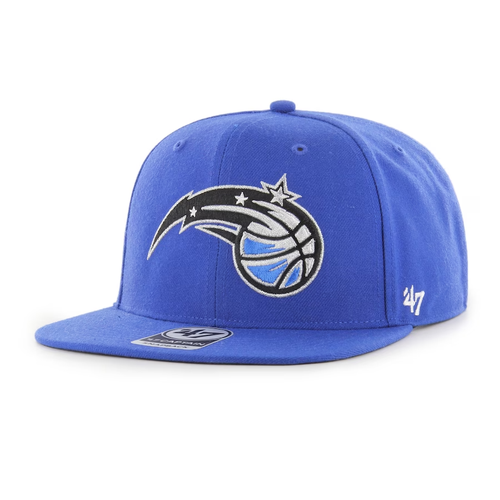 Orlando Magic 47 Brand Captain Snapback Adjustable Hat Flatbill Blue High Crown