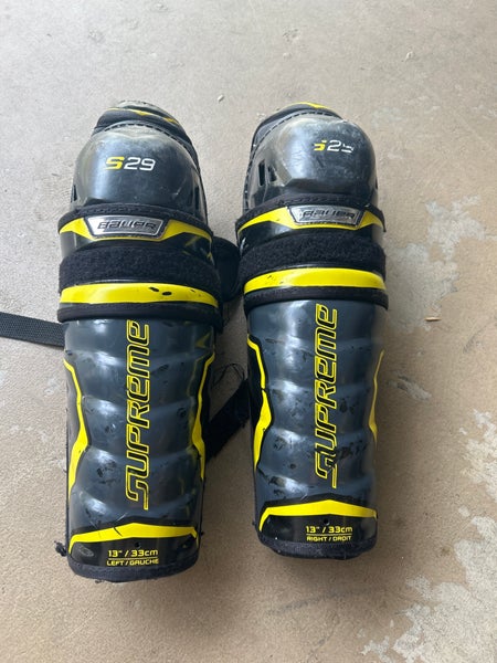 Used Bauer 13"  Supreme S29 Shin Pads
