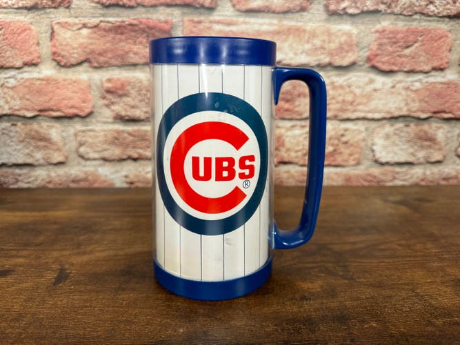 Chicago Cubs MLB BASEBALL SUPER VINTAGE MILLER LITE 1980s Plastic Beer Stein Mug